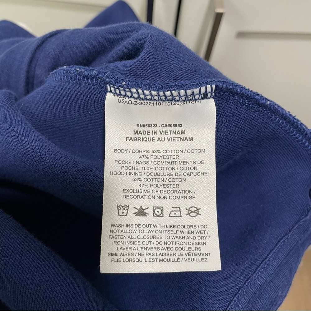 Nike San Diego Wave FC Spring ‘25 Tech Windrunner Fleece Full Zip Hoodie Blue - Picture 9 of 10